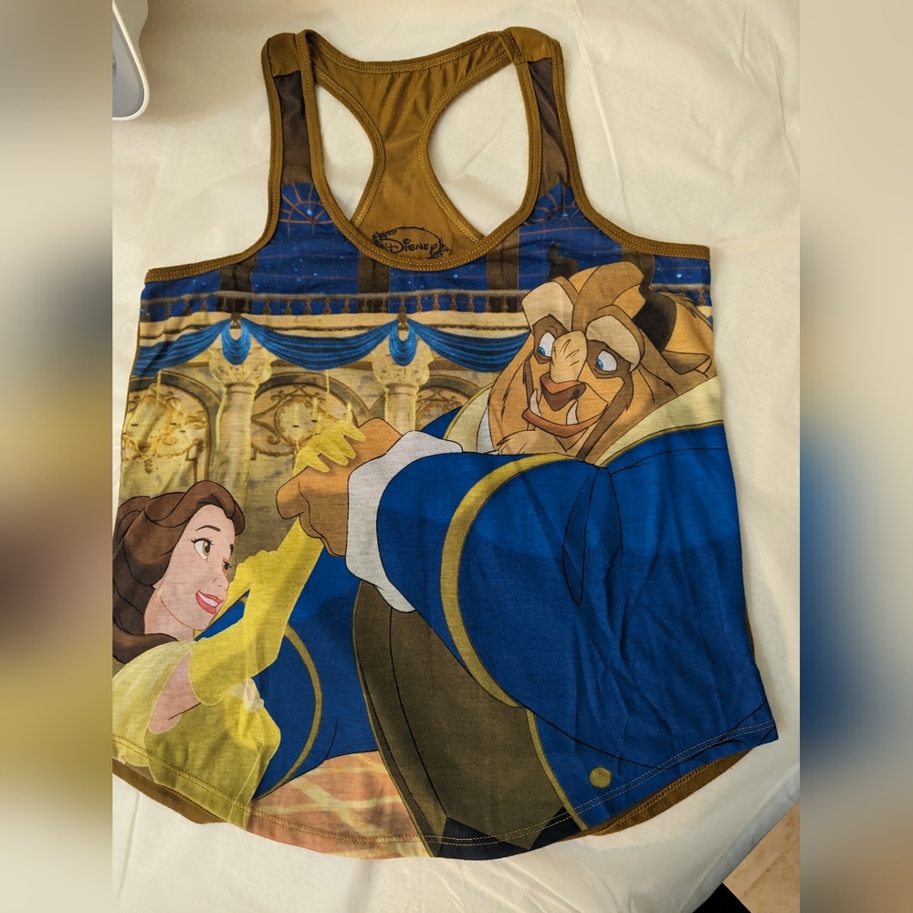 Beauty & Beast Racer tank top